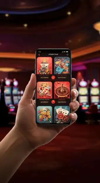 Buntes Header-Bild mit Locowin Casino Logo, stilisierten Spielautomaten und Bonusmünzen, symbolisiert ein luxuriöses Online-Spielerlebnis